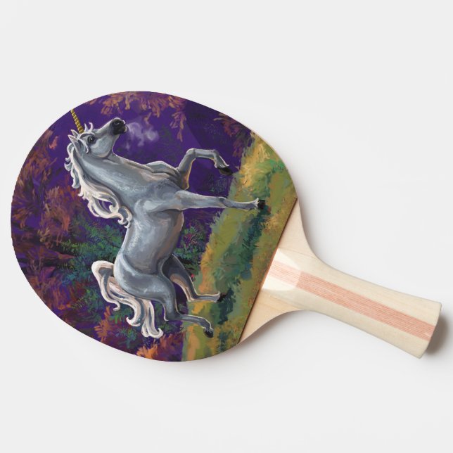 Pala De Ping Pong Claro del unicornio (Lateral)
