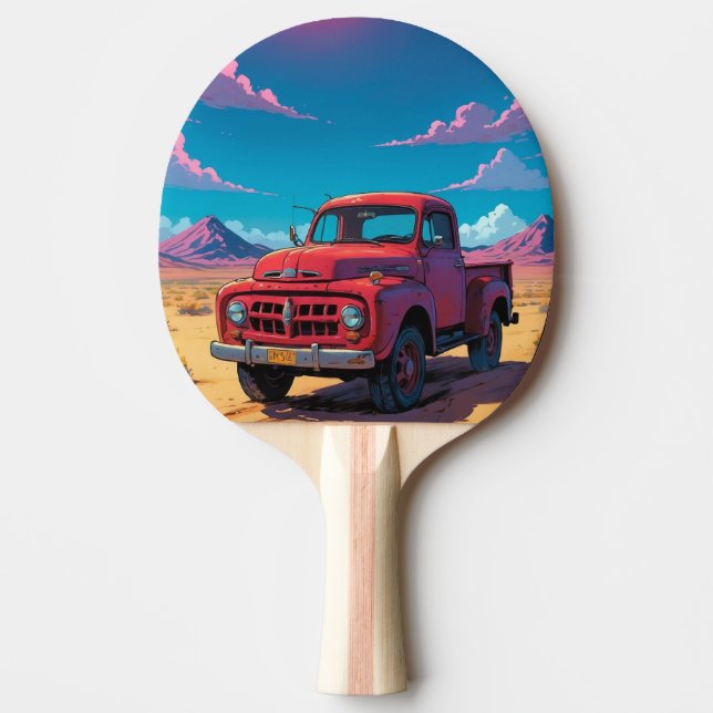Pala De Ping Pong Classic American Pickup Ping Pong Paddle (Anverso)