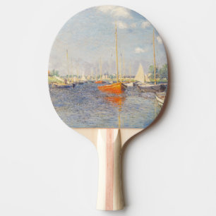 Pala De Ping Pong Claude Monet. Barcos rojos, Argenteuil