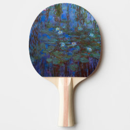 Pala De Ping Pong Claude Monet - Blue Water Lilies