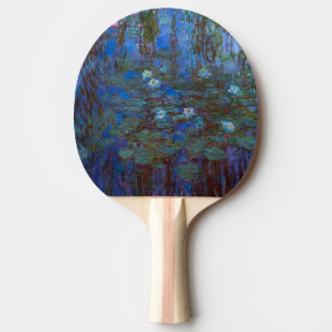 Pala De Ping Pong Claude Monet - Blue Water Lilies