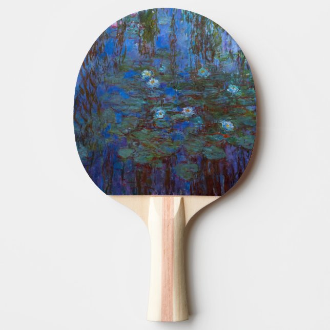 Pala De Ping Pong Claude Monet - Blue Water Lilies (Anverso)