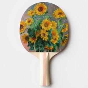 Pala De Ping Pong Claude Monet - Bouquet de girasoles