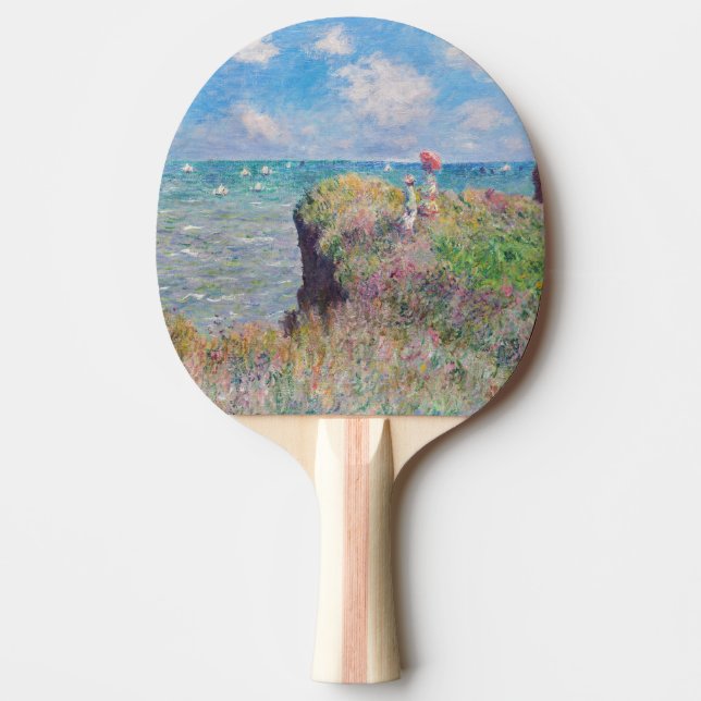 Pala De Ping Pong Claude Monet - Camino acantilado en Pourville (Anverso)