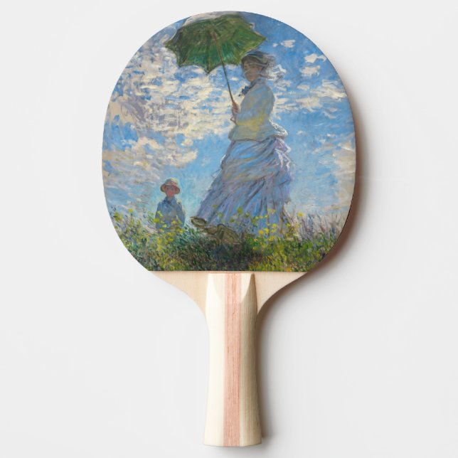 Pala De Ping Pong Claude Monet - El paseo, mujer con sombrilla (Anverso)