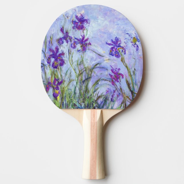 Pala De Ping Pong Claude Monet - Lilac Irises / Iris Mauves (Anverso)