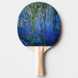 Pala De Ping Pong Claude Monet - Lilis de agua con sauce lloroso