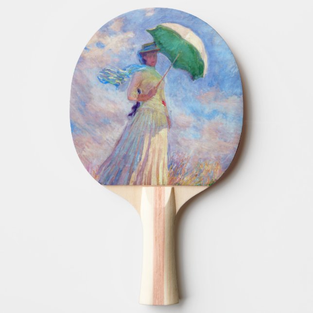 Pala De Ping Pong Claude Monet - Mujer con Parasol a la derecha (Anverso)