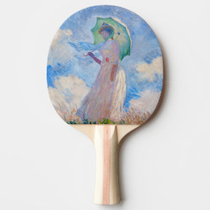 Pala De Ping Pong Claude Monet - Mujer con Parasol a la izquierda