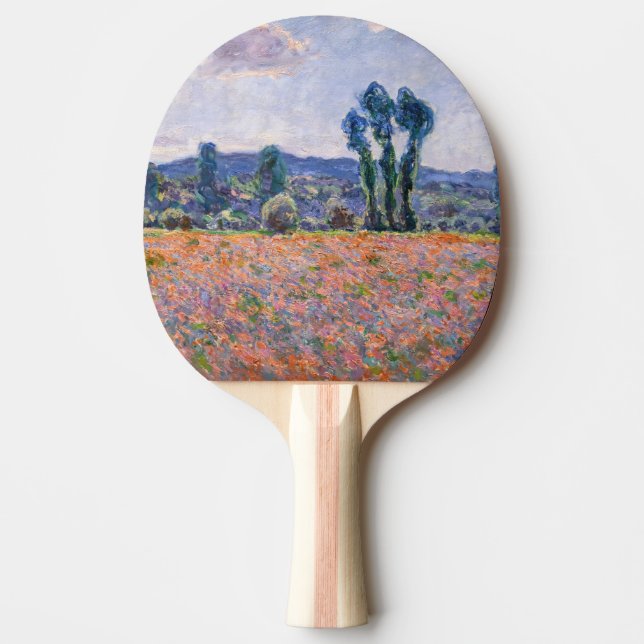 Pala De Ping Pong Claude Monet - Poppy Field 1890 (Giverny) (Anverso)