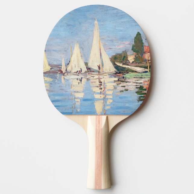 Pala De Ping Pong Claude Monet - Regattas en Argenteuil (Anverso)
