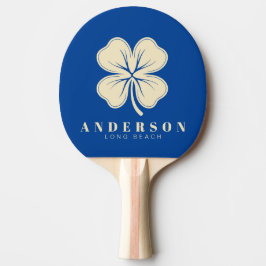 Pala De Ping Pong Clover de Cuatro Hojas Real de Estilo de Mitad de 