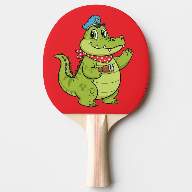 Pala De Ping Pong cocodrilo (Anverso)