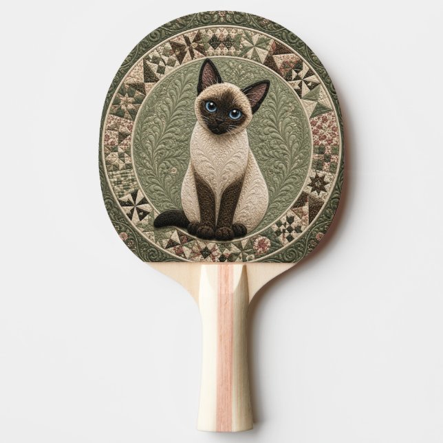 Pala De Ping Pong Colcha de sabio siamés (Anverso)