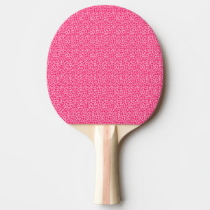 Pala De Ping Pong Colección de impresión de leopardo de cheta rosa