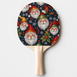 Pala De Ping Pong Colección de Navidades Vintage de Santa Claus