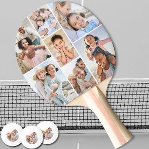 Pala De Ping Pong Collage de fotos Sencillo Elegante Imagen
