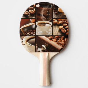 Pala De Ping Pong Collage del café