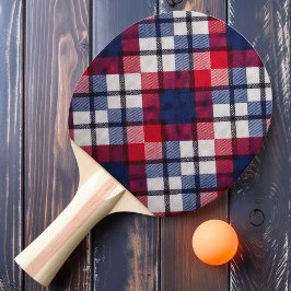 Pala De Ping Pong Colonial Plaid