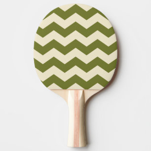 Pala De Ping Pong Color Aceituna Dulce de Raya en Zigzag