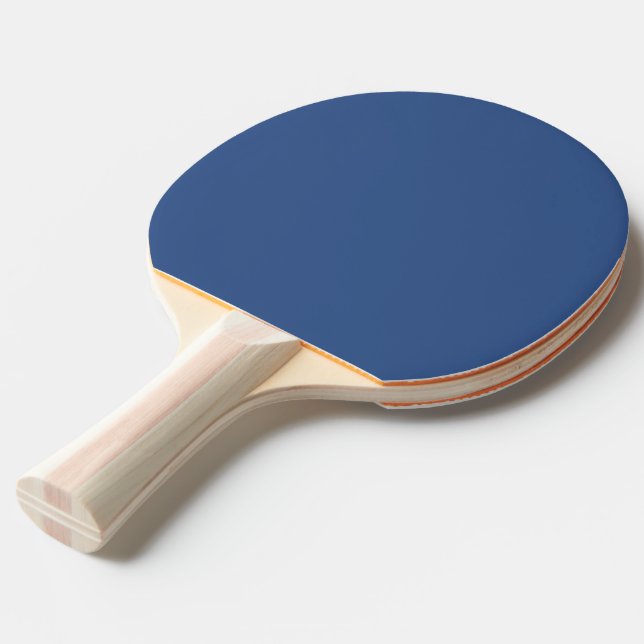 Pala De Ping Pong Color clásico plano claro sólido (Ángulo trasero)