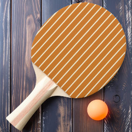Pala De Ping Pong Color de la miel quemada por tira de alfiler