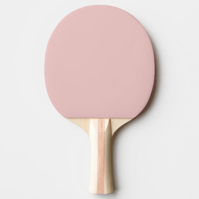Pala De Ping Pong Color de tendencia rosa claro (Anverso)