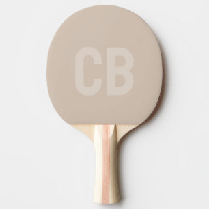 Pala De Ping Pong Color de tendencia Taupe suave Ping Pong Paddle