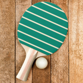 Pala De Ping Pong Color rayado de la brisa de la playa Aqua Beach
