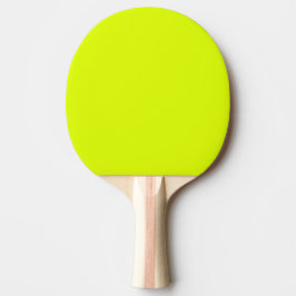 Pala De Ping Pong Color sólido amarillo de neón