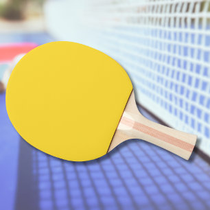 Pala De Ping Pong Color sólido amarillo solar Clásico Elegante