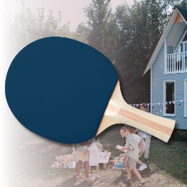 Pala De Ping Pong Color sólido azul prusiano | Clásica | Elegante