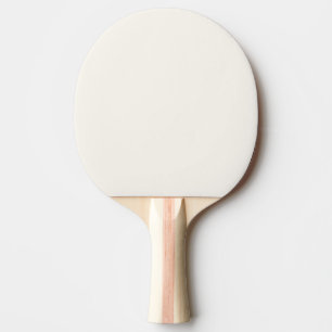 Pala De Ping Pong Color Sólido Blanco Floral Cremoso