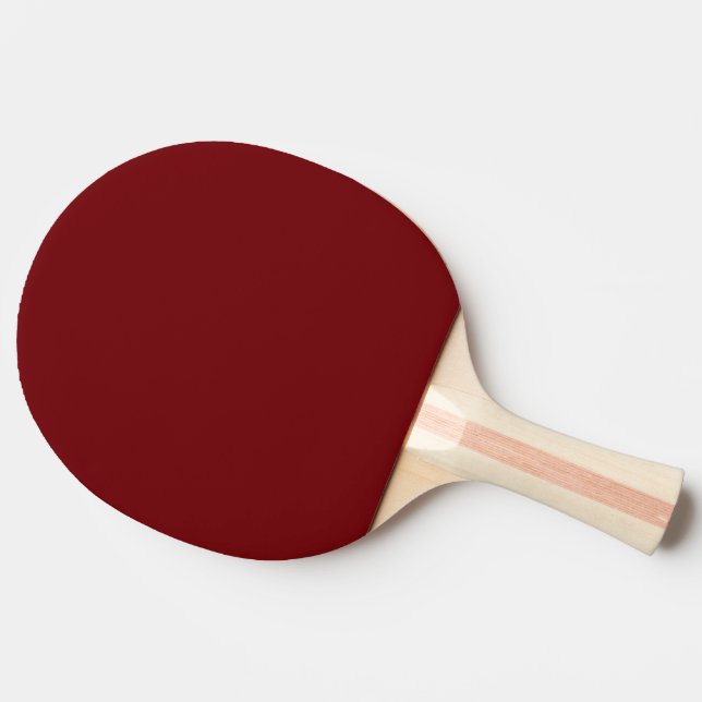 Pala De Ping Pong Color sólido caoba rojo (Lateral)