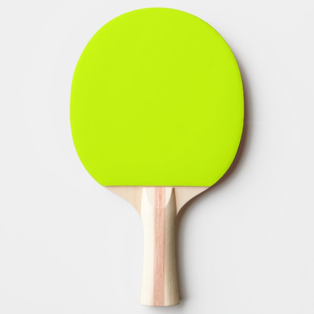 Pala De Ping Pong Color sólido de lima eléctrica (Anverso)
