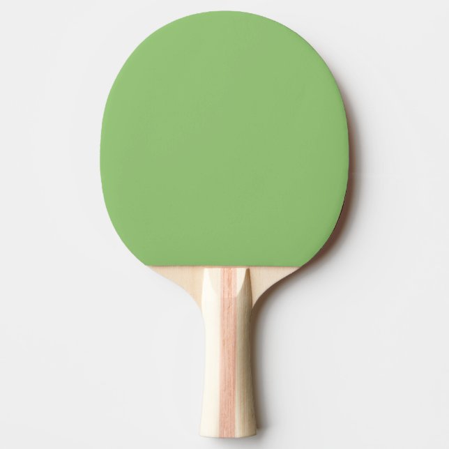 Pala De Ping Pong Color sólido de pistacho (Anverso)
