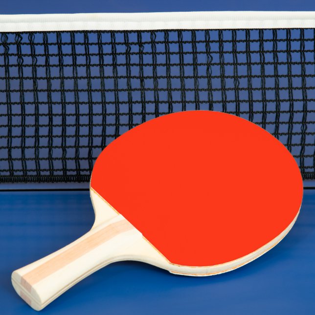 Pala De Ping Pong Color sólido escarlata (in situ)