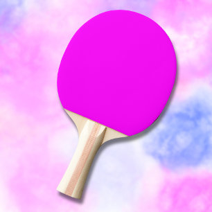 Pala De Ping Pong Color sólido fucsia   Clásico Elegante