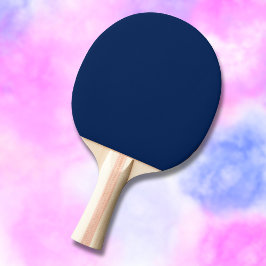 Pala De Ping Pong Color sólido índigo de la marina | Clásica y Elega