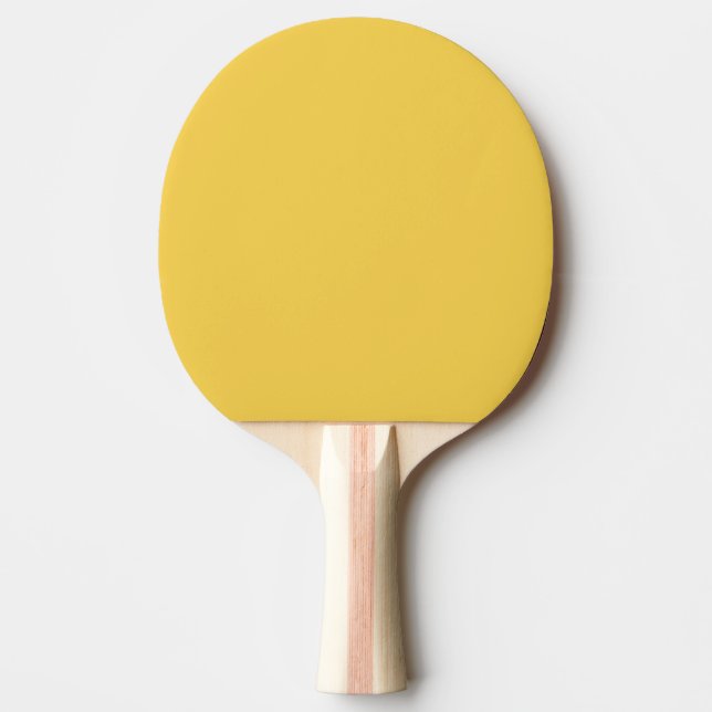 Pala De Ping Pong Color sólido liso Marigold Amarillo (Anverso)