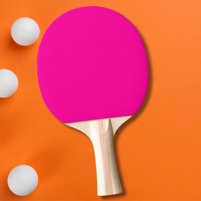 Pala De Ping Pong Color sólido neón rosado (Subido por el creador)