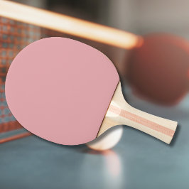 Pala De Ping Pong Color sólido rosa Rosa de Rubor | Clásica | Elegan