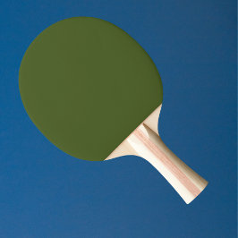 Pala De Ping Pong Color sólido verde oscuro de mosaico