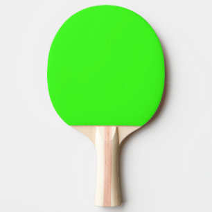 Pala De Ping Pong Color verde neón Personalizado color negro brillan