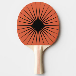 Pala De Ping Pong Color Verona Sunset Naranja Y Quema De Línea Hipnó