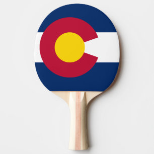 Pala De Ping Pong Colorado: La bandera del estado centenario de EE. 