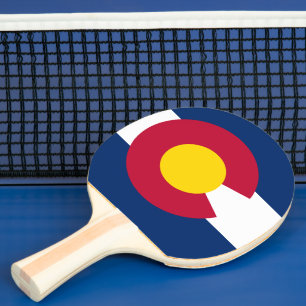 Pala De Ping Pong Colorado: La bandera del estado centenario de EE. 