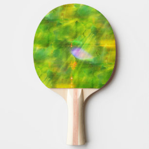 Pala De Ping Pong coloree el verde inconsútil del fondo, amarillo