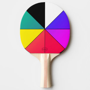 Pala De Ping Pong Colores calientes HAMbWG, rueda de color