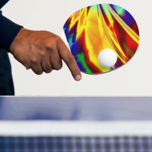 Pala de Ping Pong Colores de Fuego